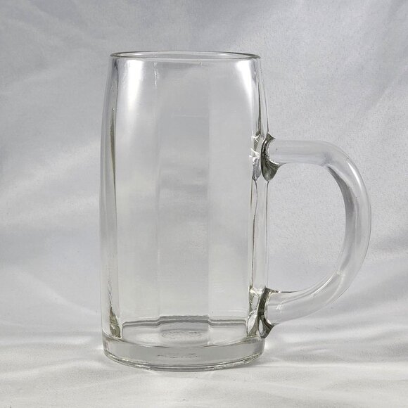 Vintage German Beer Mug Sachsische Glasfabrik 0.25L Sm Glass Mug for Stein Lid - Picture 4 of 8
